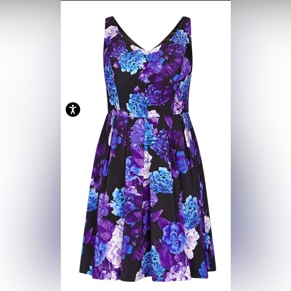 City Chic Fit & Flare Dress